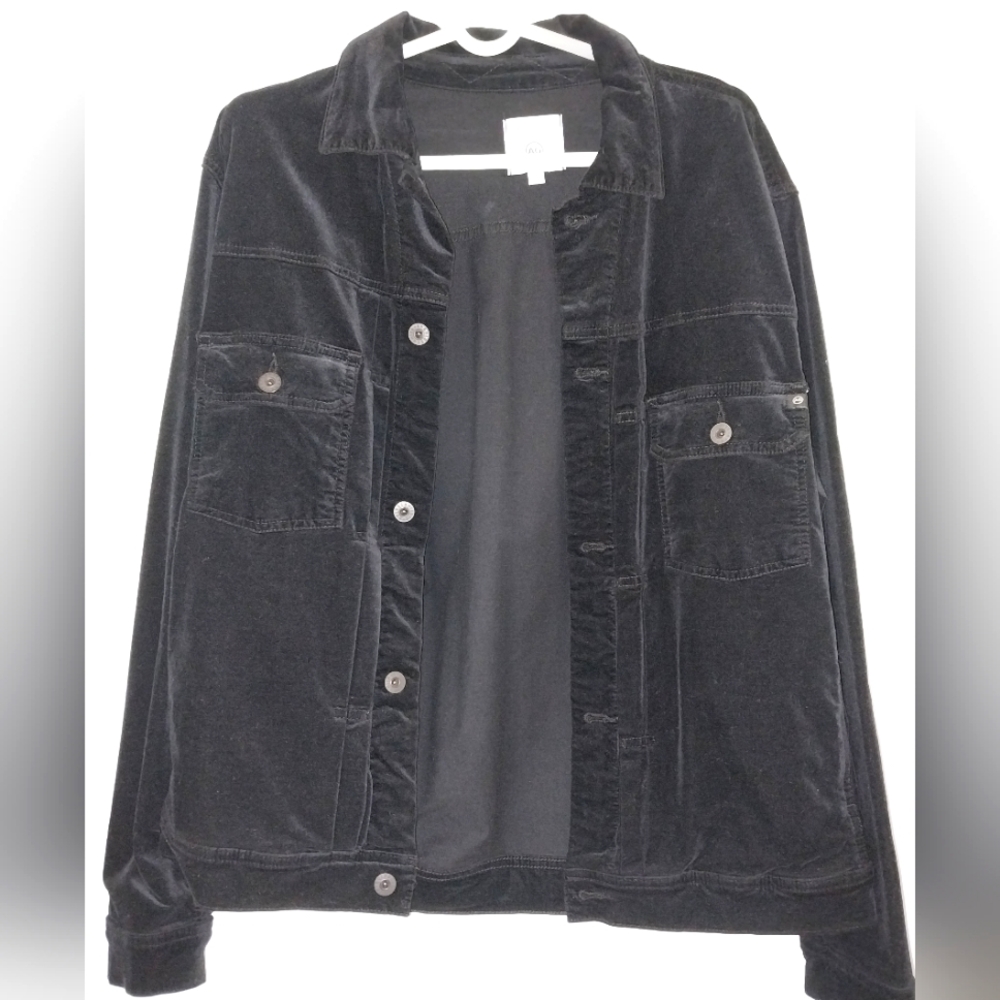 AG Jeans Mens Omaha Velour Jacket